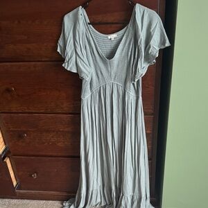 Pinkblush Elegant Sage Maternity Dress